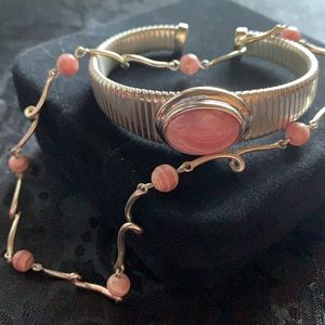 Rhodochrosite set